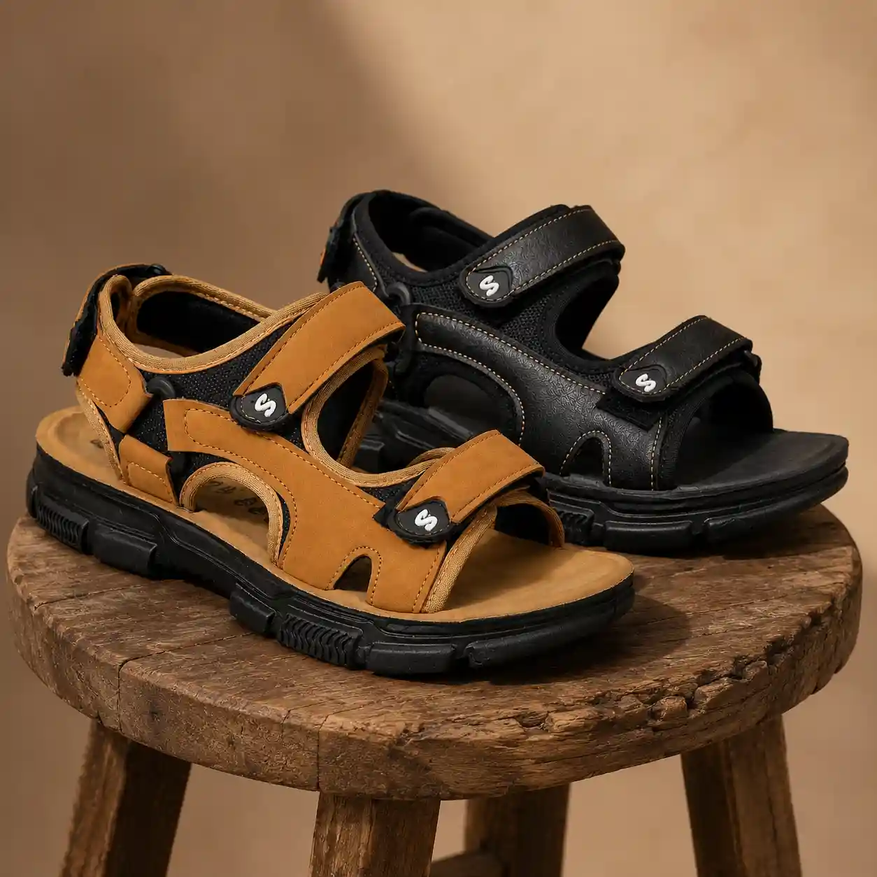 کفش صندل مردانه تابستانی مدل Sina Shoes -مشکی