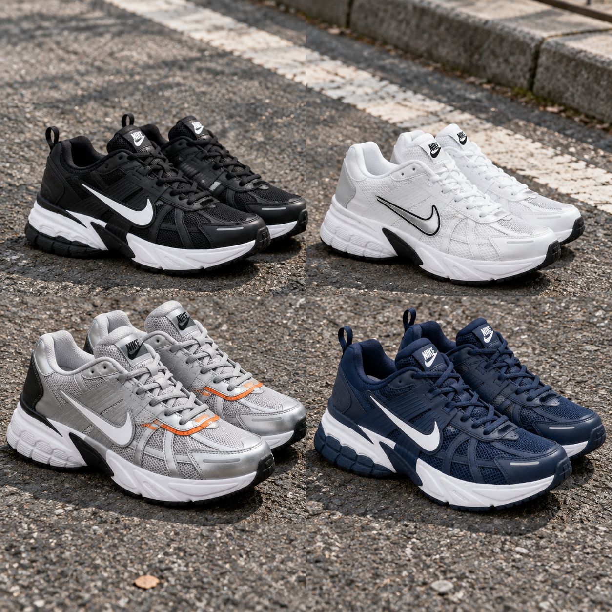 کفش ورزشی نایک وی تو کی ران NIKE V2K RUN-سرمه ای