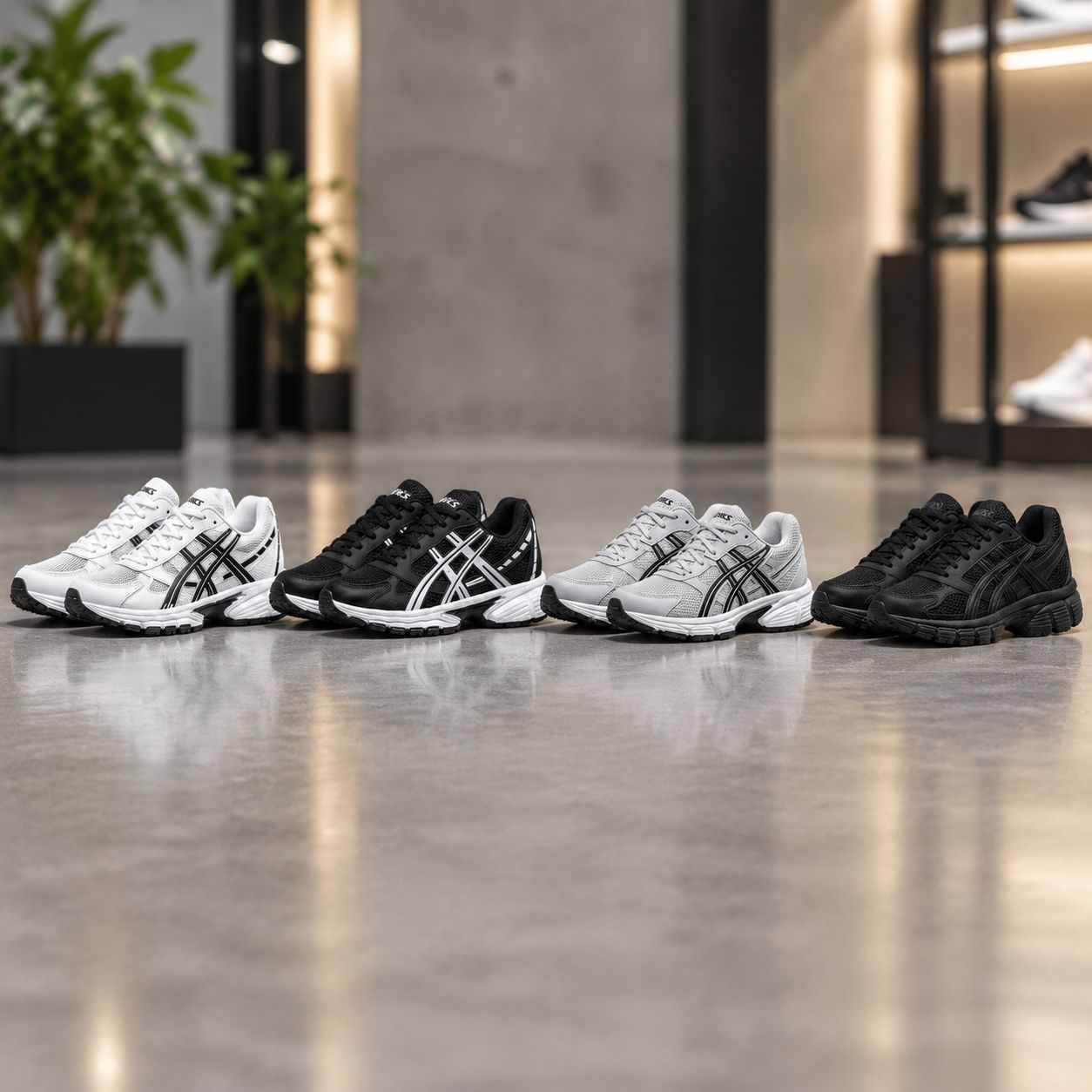 کفش ورزشی Asics مردانه مدل Arian-سفید